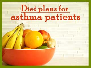 Diet plans for asthma patients